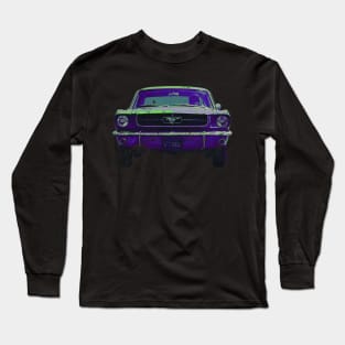 Ford Mustang pop art Long Sleeve T-Shirt